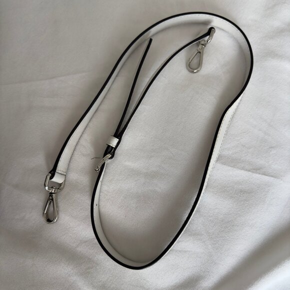 Michael Kors Selma Saffiano Leather Colour Block Medium Satchel Bag Black White - Picture 12 of 12